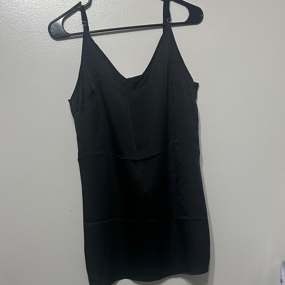 Elegant Black Slip Dress